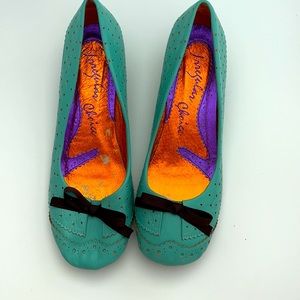 Irregular Choice bow kitten heels